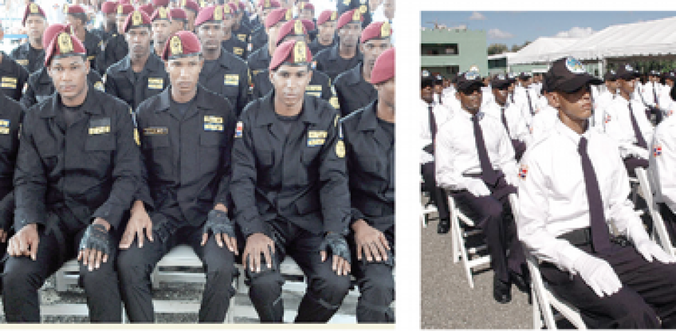 Todas las Unidades del Cuerpo de Policía están especialmente preparadas para las funciones que han sido creadas, trabajando en los planteles escolares, y descongestionamiento del tránsito en esas zonas, en los tribunales, en los recintos carcelarios del nuevo modelo penitenciario, en la parte turística del país, así como en los parques y cementerios municipales.