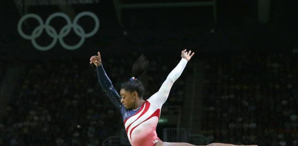 Simone Biles, considerada la mejor gimnasta del globo, durante su participación del martes en las pruebas de gimnasia por equipos de los Juegos de Río.