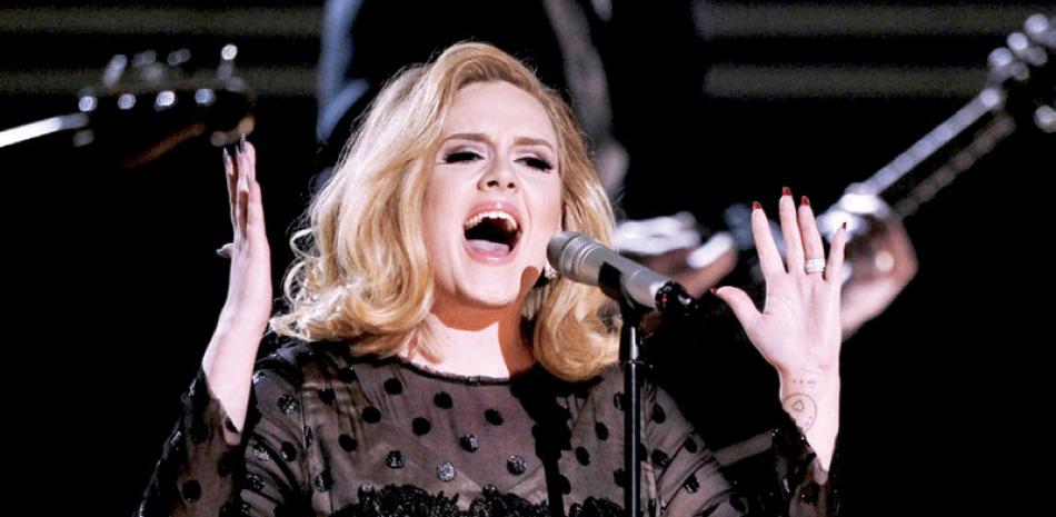Adele. Cantará en los Grammy.