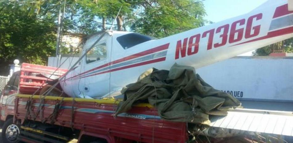 La aeronave fue retenida por la Policía hasta que se realicen las investigaciones a través de Aeronáutica Civil.