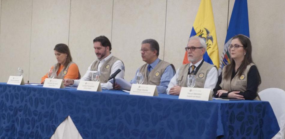 Comicios. El expresidente Leonel Fernández está encabezando en Ecuador la Misión de Observación Electoral de la OEA.