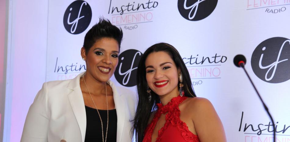 Anfitrionas. Hilda Arzeno y Violeta Ramírez es la pareja de comunicadoras que conducen "Instinto femenino radio".
