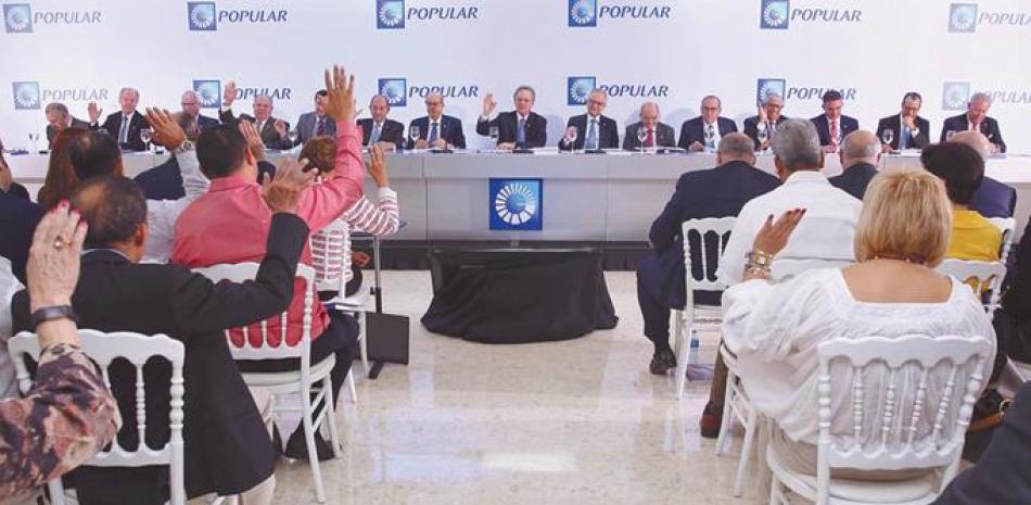 Asamblea. El Banco Popular Dominicano informó que la organización prosiguió su trayectoria de crecimiento en 2016.