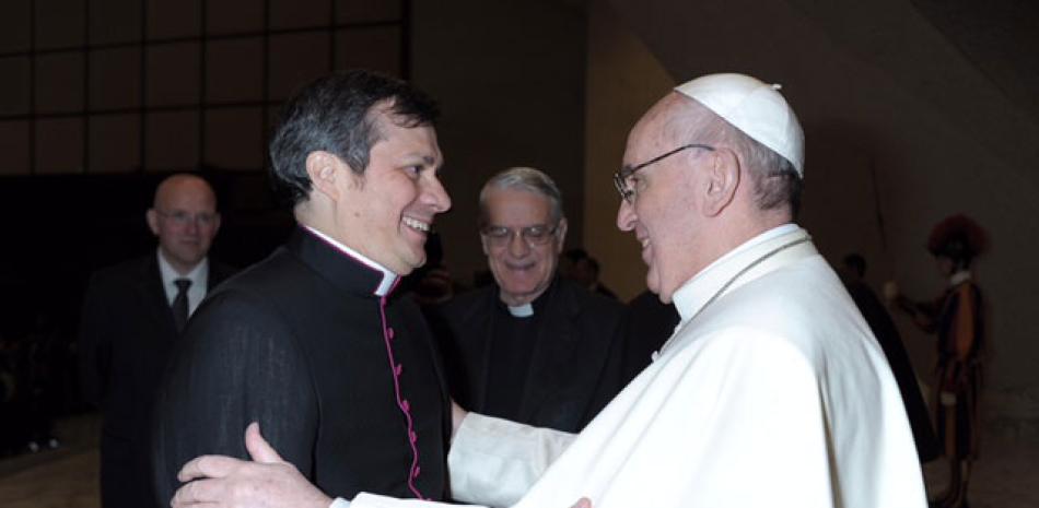 Conferencia. Lucio Ruiz es considerado el webmaster del Papa Francisco, también trabaja en el Pontificio Consejo.