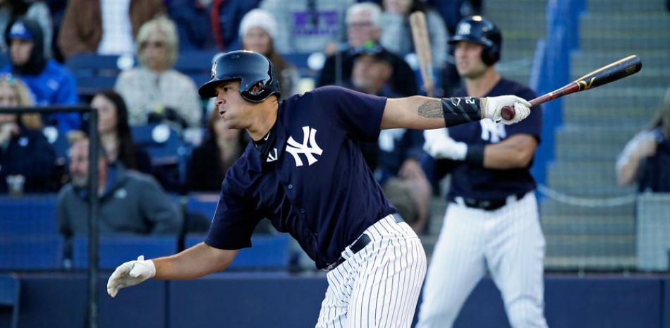 Gary Sánchez, la estrella en potencia de los Yankees, continúa teniendo una gran actuación.