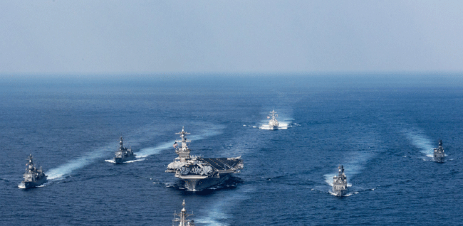 Corea del Norte. El Pentágono reveló ayer que ha movilizado al portaaviones USS Carl Vinson.