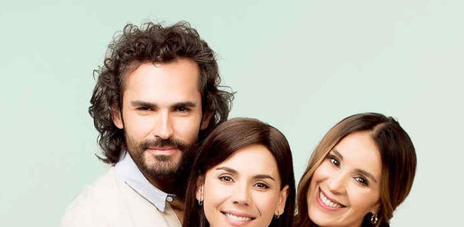 Actores. Fabian Ríos, Carolina Gaitán y Catherine Siachoque protagonizan la telenovela por Telesistema, canal 11.