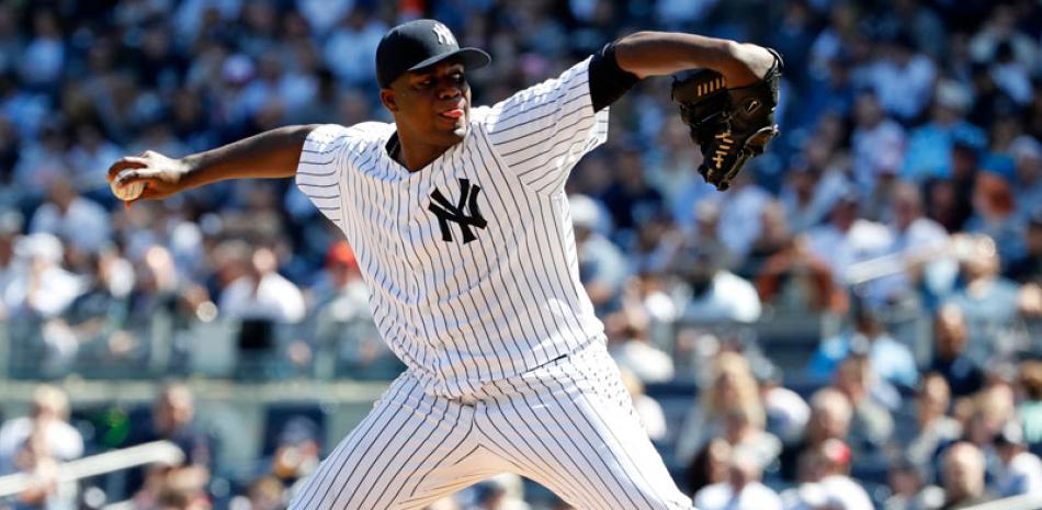 Michael Pineda aparece en su actuación de ayer frente a los Rays de Tampa Bay.