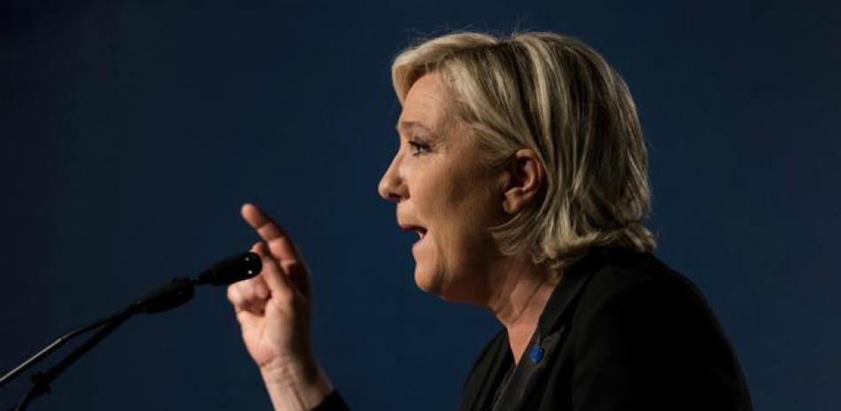 Marine Le Pen, candidata de ultraderecha a la presidencia de Francia.