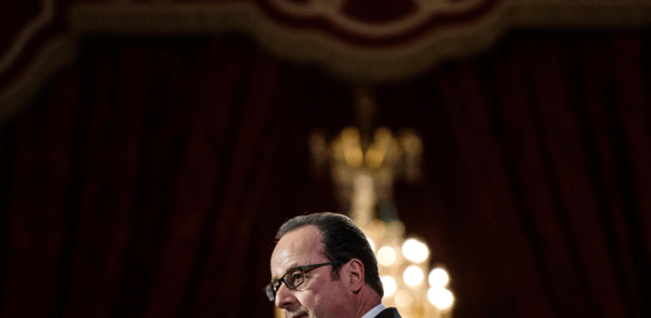 François Hollande, el presidente francés.