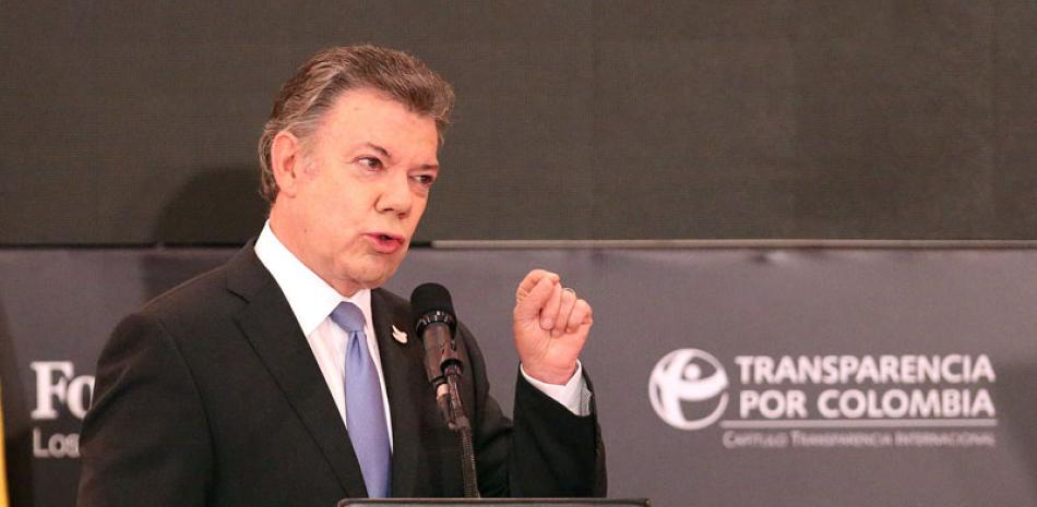 El presidente de Colombia, Juan Manuel Santos, declarará en “versión libre”, modalidad que permite a una persona declarar en persona o por escrito sin que se le considere una prueba jurídica en su contra.