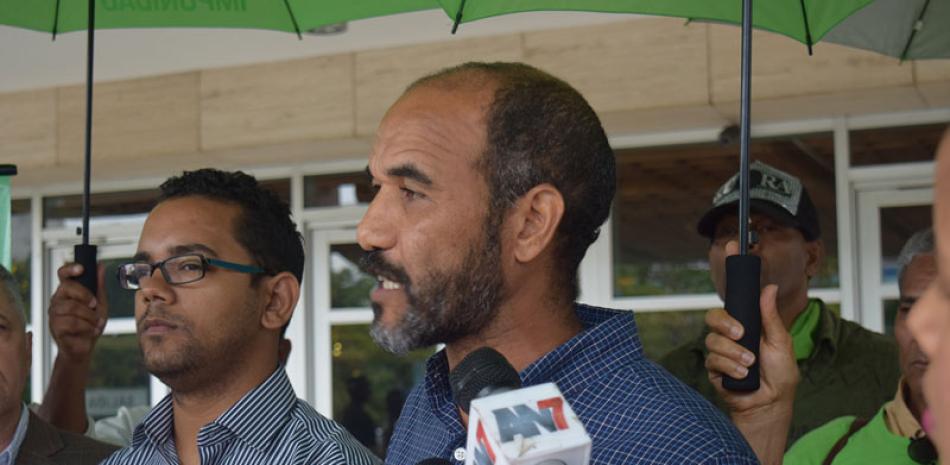 Declaración. Manuel Robles, uno los coordinadores del movimiento Marcha Verde, rechazó el acuerdo judicial con Odebrecht y lo calificó como “acuerdo de la impunidad”.