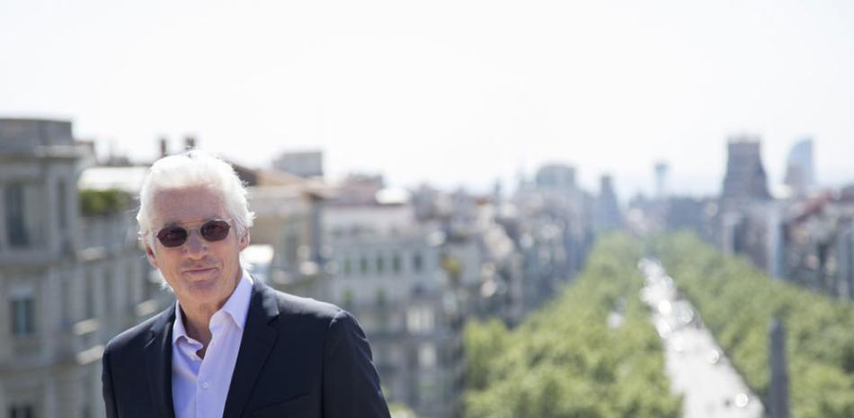 Famoso. El estadounidense Richard Gere posa durante el Festival de Cine de Barcelona-Sant Jordi.