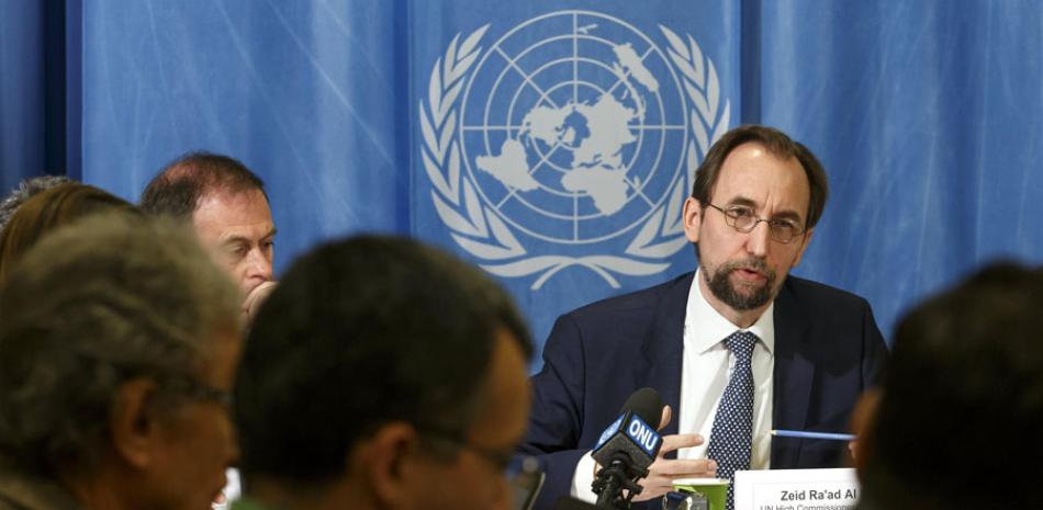 El alto comisionado de Naciones Unidas para los Derechos Humanos, Zeid Ra'ad Al Hussein