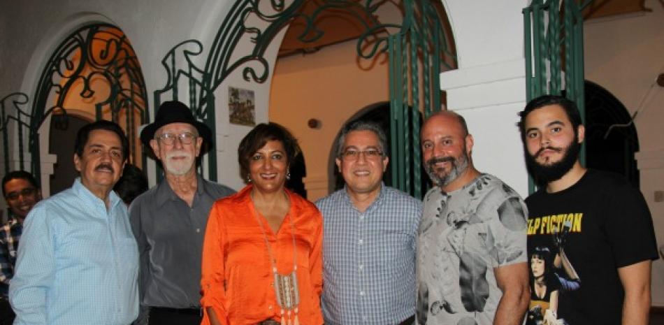 Tony Raful, Iván García, Minerva Del Risco, Luis Martin Gómez, René Del Risco y René Ernesto Del Risco.