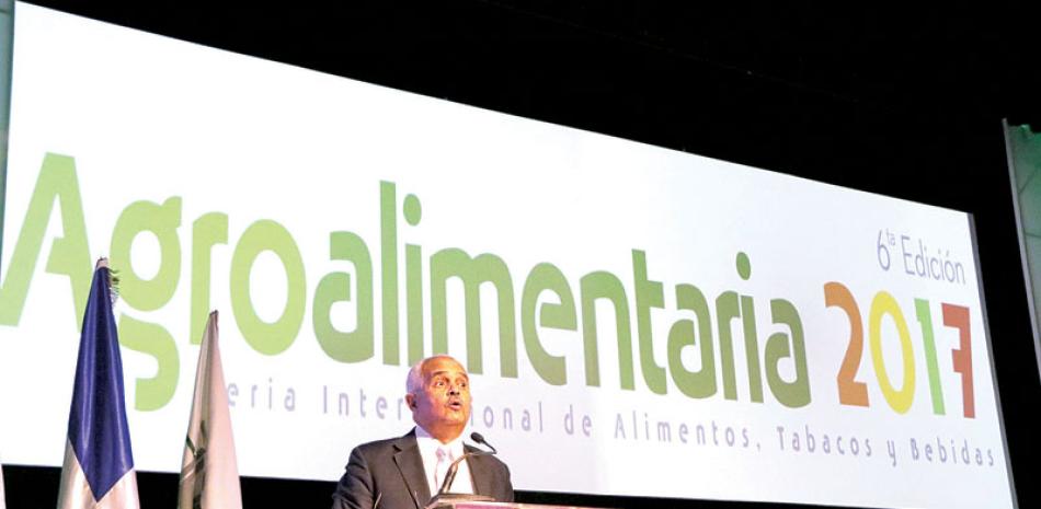Inauguración. El presidente de la JAD, Osmar Benítez, resaltó la importancia de esta feria para la industria agroexportadora.