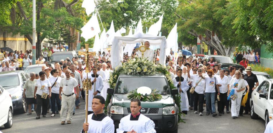 El Corpus Christi se celebra 60 días después del Domingo de Resurrección, día jueves.