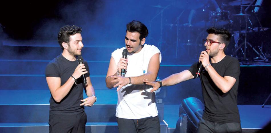 Trío. Piero Barone, Ignazio Boschetto y Gianluca Ginoble son los tres componentes del trío musical Il Volo.