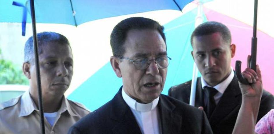 Prelado. El obispo de Higu¨ey, monseñor Nicanor Peña Rodríguez, se refirió al tema del aborto, lo cual rechaza la iglesia.