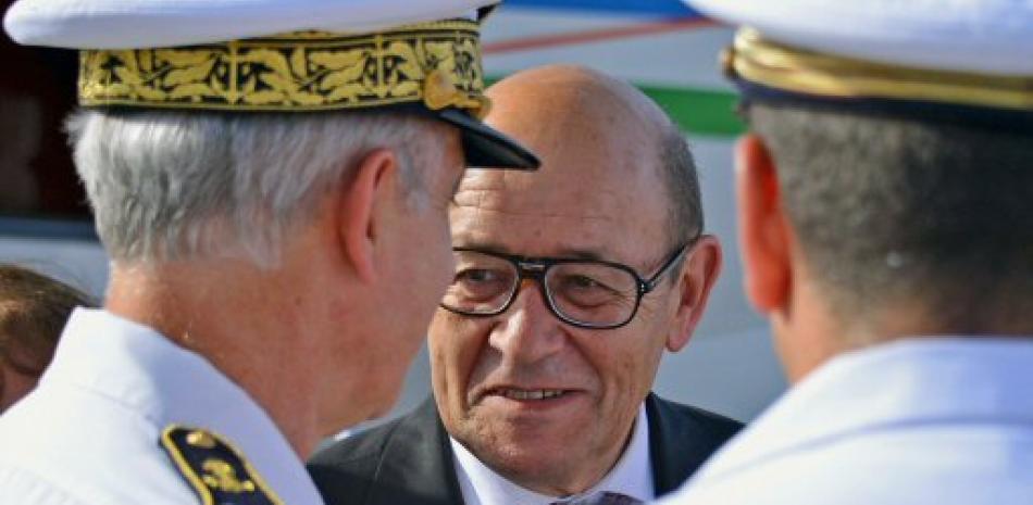 El ministro de Relaciones Exteriores de Francia, Jean-Yves Le Drian.