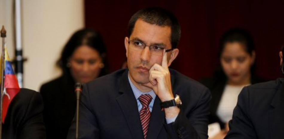 Jorge Arreaza, ministro de Relaciones Exteriores.
