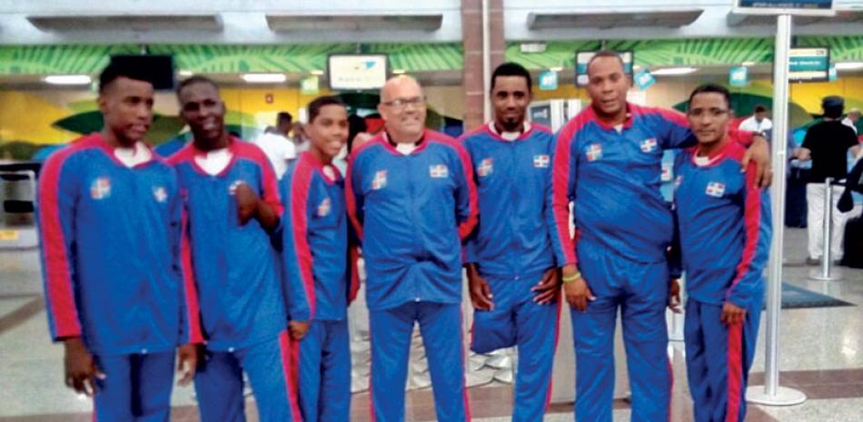 Vista de los atletas discapacitados dominicanos que tuvieron una decorosa participación en el II Perú Parabádminton Internacional.