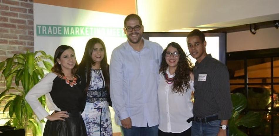 Luz González, Purissa Veras, Joseangel Murillo, Michelle Guzmán y Pitágoras Jiménez