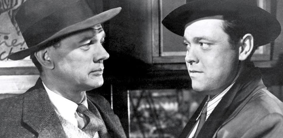 Figuras. Joseph Cotten y Orson Welles llevan el peso dramático de esta cinta inolvidable.