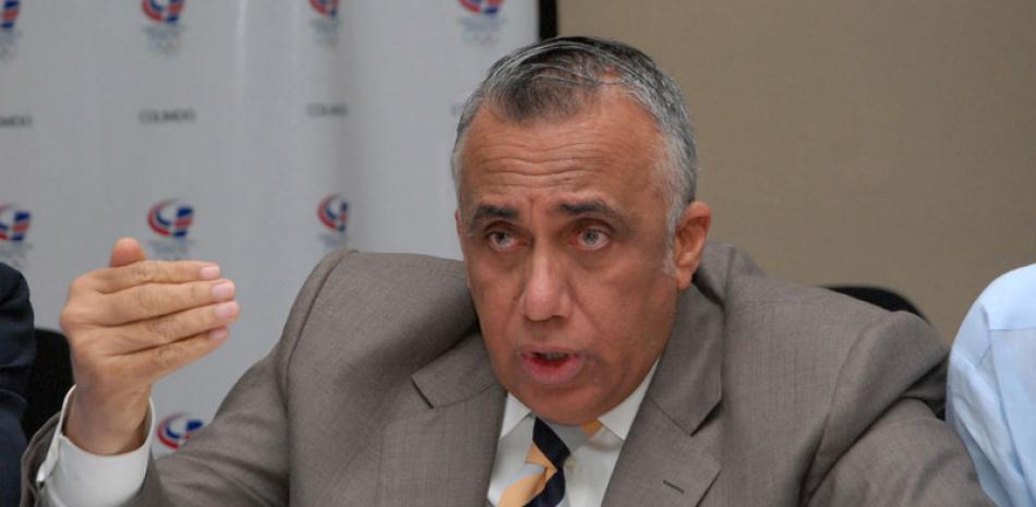 Luis Mejía, presidente del Comité Olímpico Dominicano.