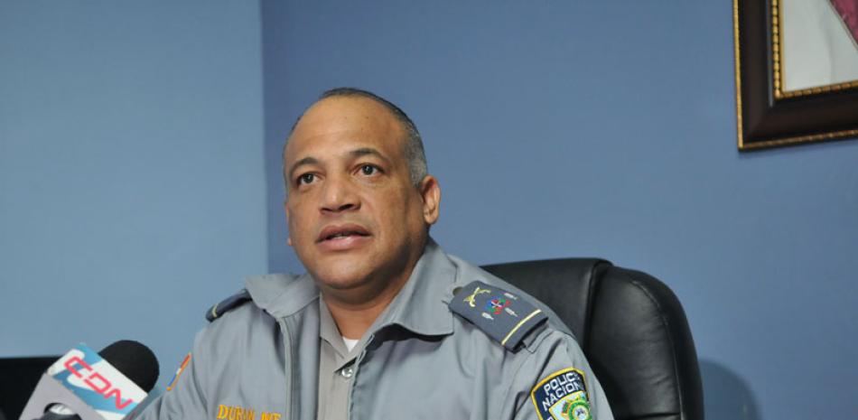 Control. El vocero de la Policía Nacional, coronel Frank Durán Mejía.