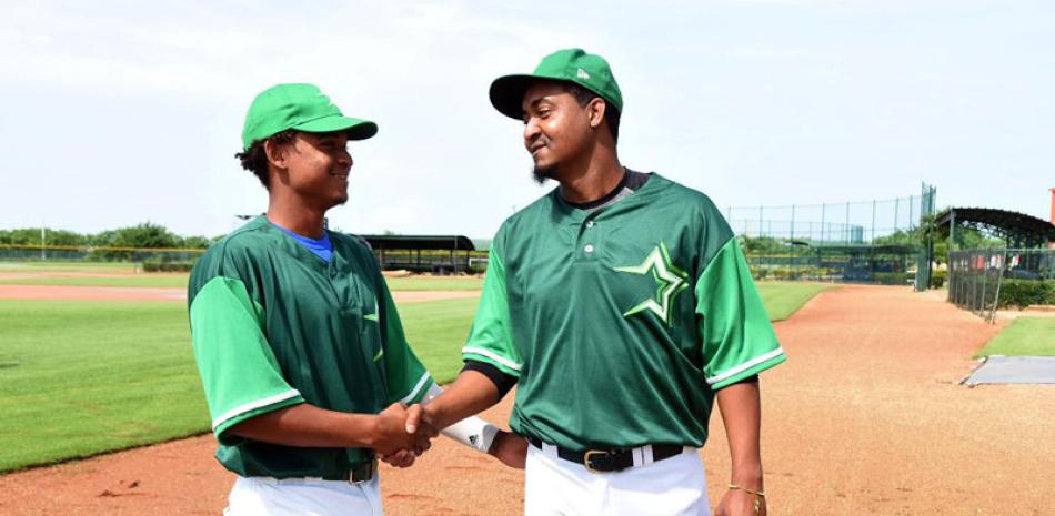 Peguero. Yeiler y Jailen Peguero podrían hacer historia en el béisbol invernal dominicano.