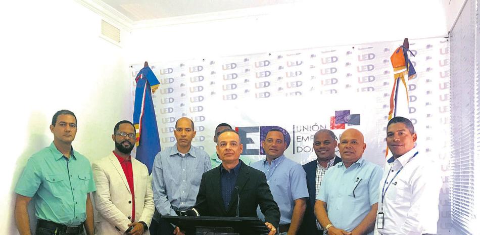 Miembros de la Unión Empresarial Dominicana (UED).