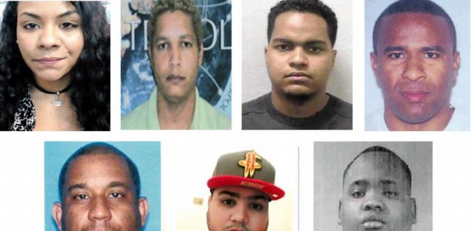 Los más buscados. Estos son parte de los 18 dominicanos registrados en la lista de la Policía Internacional (Interpol), con órdenes de captura internacional del gobierno nacional.