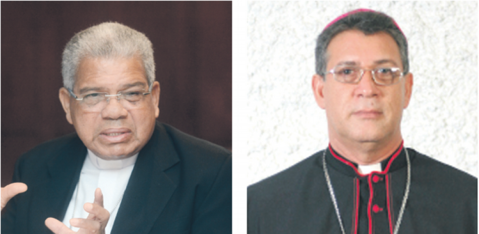 Arzobispo. Francisco Ozoria Acosta y Monseñor. Diómedes Espinal