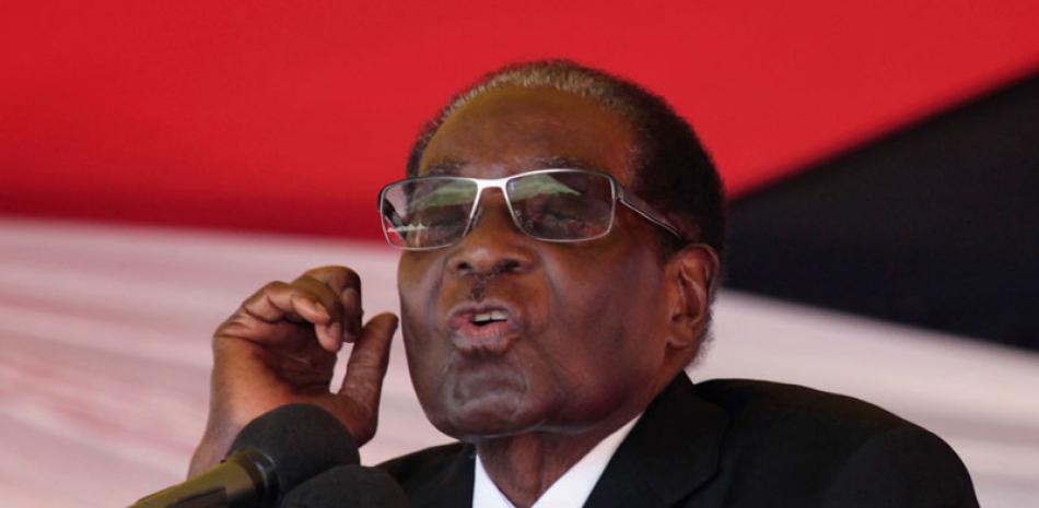 Mugabe. Ha gobernado Zimbabue por 37 años.