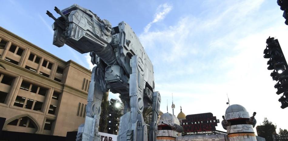 Vista general del estreno en Los Ángeles de “Star Wars: The Last Jedi”, en el Shrine Auditorium, el 9 de diciembre de 2017 en Los Ángeles. (Foto de Jordan Strauss/Invision/AP)