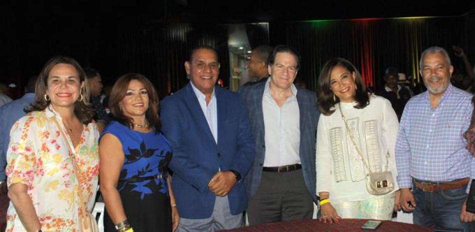 Rosanna Rivera, Wendy Santana de Franjul, Miguel Franjul, Manuel Corripio, Gema Hidalgo y Fabio Cabral.