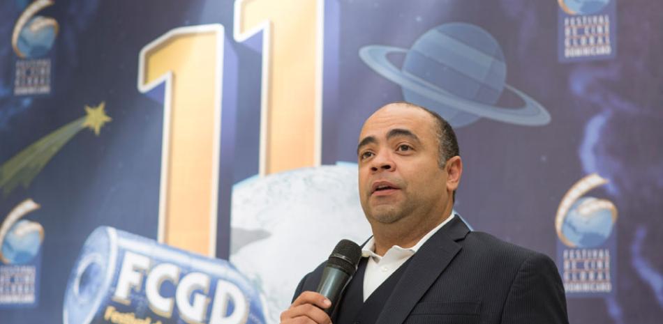 Directivo. Omar de la Cruz durante el anuncio del FCGD.
