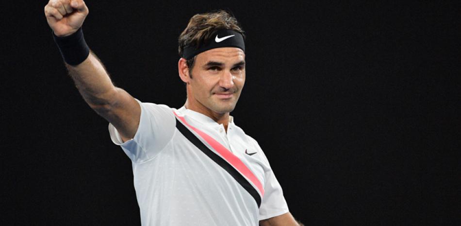 Roger Federer continuó con su gran juego en el Australia Open.