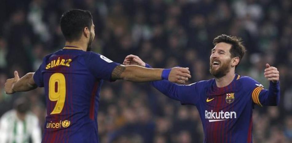 La dupla de Lionel Messi y Luis Suárez estuvieron incontenibles nueva vez.
