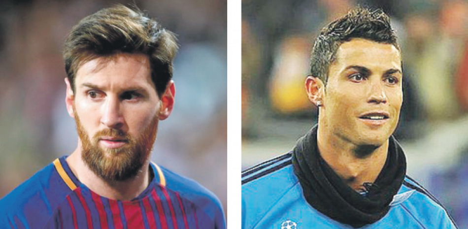 Lionel Messi y Cristiano Ronaldo.
