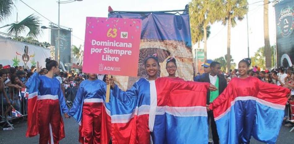 “Dominicana por Siempre Libre”, comparsa ganadora en la categoría Histórica, Foto: ADN