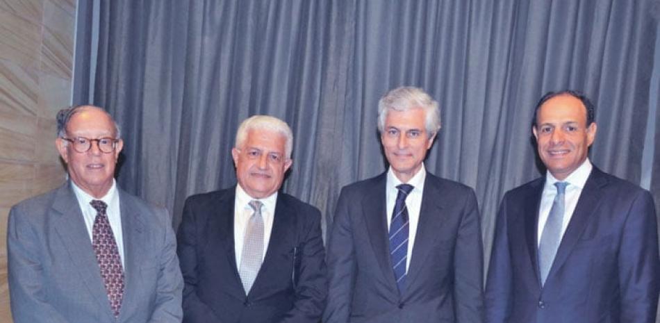 José Alburquerque, Ángel Baliño, Adolfo Suárez Illana y José Manuel Alburquerque.