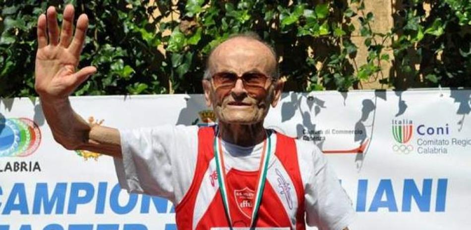 El centenario italiano Giuseppe Ottaviani ganó su segunda medalla de oro.