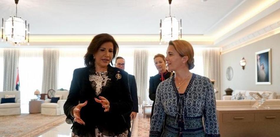 La vicepresidenta Margarita Cedeño y la princesa Haya Bint Al Hussein reafirmaron su compromiso en la lucha contra la pobreza, la defensa de los más vulnerables y la ayuda humanitaria internacional.