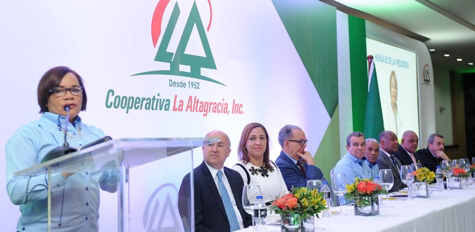 Actividad. La presidenta saliente de La Altagracia, Yoselín Arias.