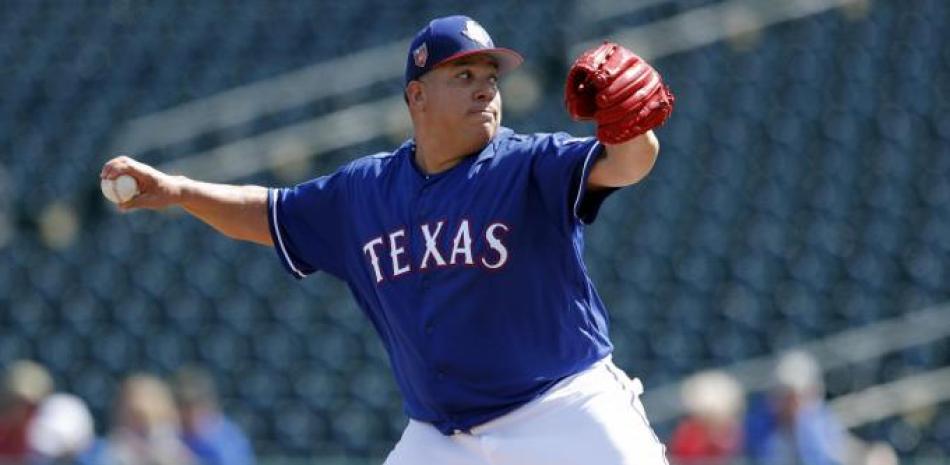 Bartolo Colón, tuvo una estupenda salida este lunes con Texas.