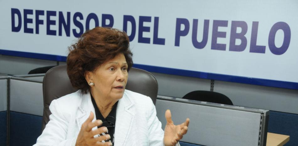 Posición. Zoila Martínez Guante, Defensora del Pueblo.