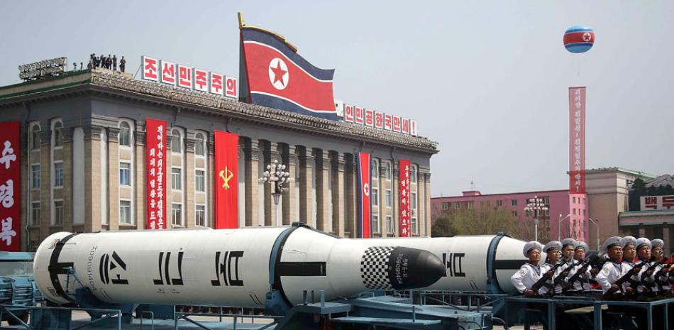Alcance. Los ensayos de Corea del Norte han incluido el lanzamiento de misiles intercontinentales.