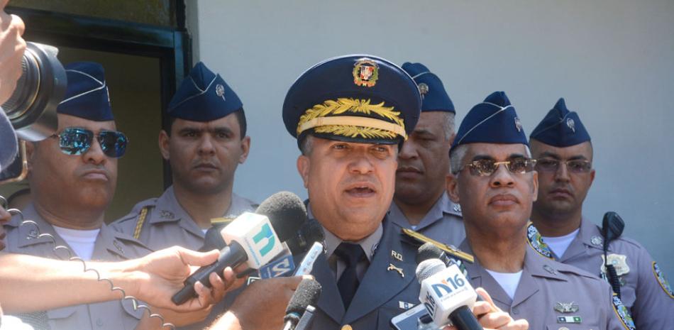 Vigilancia. El director de la Policía Nacional, mayor general Ney Aldrin Bautista Almonte.
